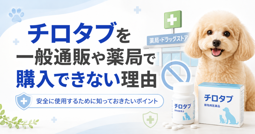 チロタブを一般通販や薬局で購入できない理由